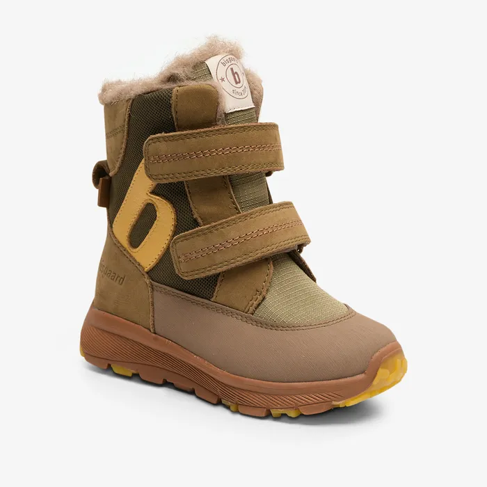KIDS bisgaardshoes spencer tex moss Green Winter boots