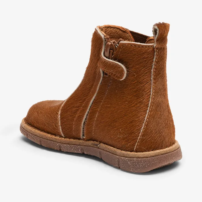 KIDS Boots bisgaardshoes maggie squirrel fur Brown