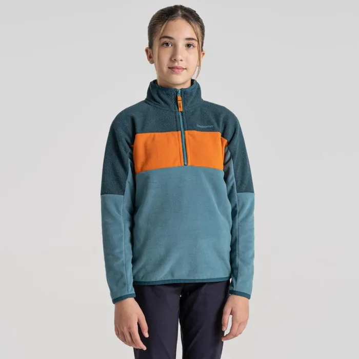 Kids Half Zip Fleece Craghoppers Kid039s Linden Half Zip Fleece Washed Teal Dark Aegean Blue Kids Half Zip Fleece Craghoppers Kid039s Linden Half Zip Fleece Washed Teal Dark Aegean Blue