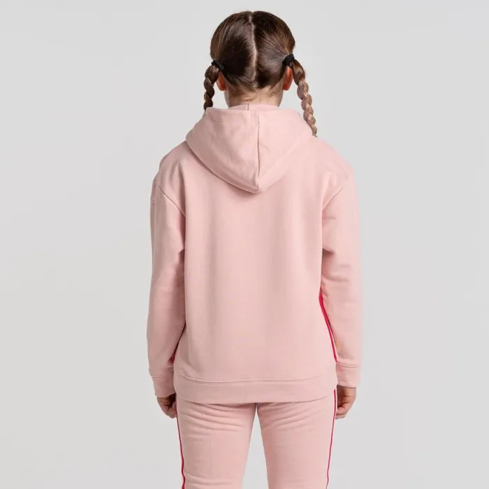 Kids Long Sleeve Craghoppers Kid039s NosiLife Baylor Hooded Top Pink Clay Kids Long Sleeve Craghoppers Kid039s NosiLife Baylor Hooded Top Pink Clay