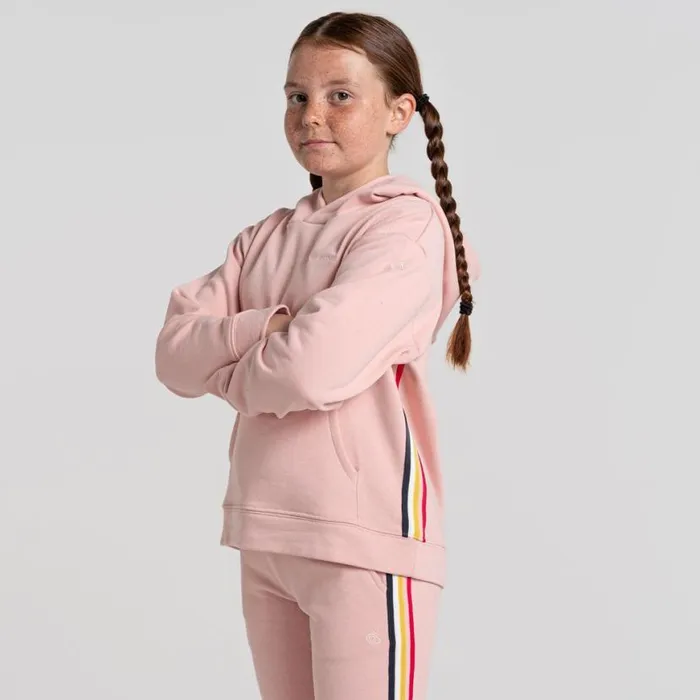 Kids Long Sleeve Craghoppers Kid039s NosiLife Baylor Hooded Top Pink Clay Kids Long Sleeve Craghoppers Kid039s NosiLife Baylor Hooded Top Pink Clay