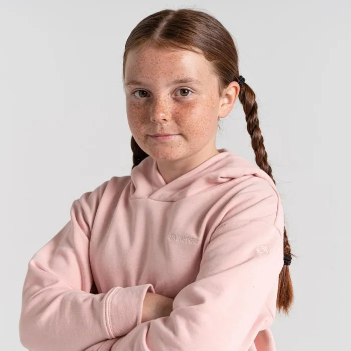Kids Long Sleeve Craghoppers Kid039s NosiLife Baylor Hooded Top Pink Clay Kids Long Sleeve Craghoppers Kid039s NosiLife Baylor Hooded Top Pink Clay