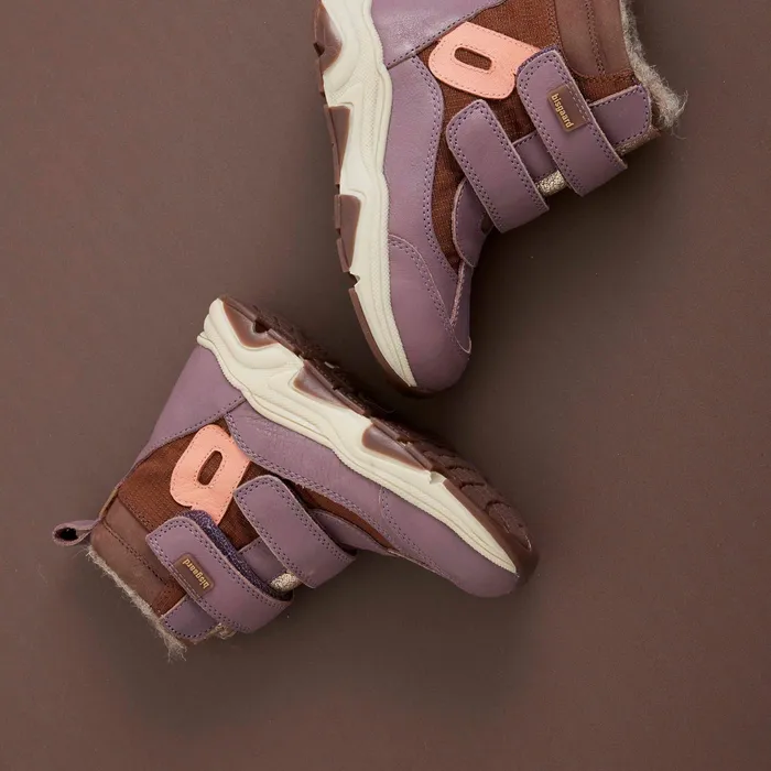 KIDS marius tex plum Purple Winter boots bisgaardshoes