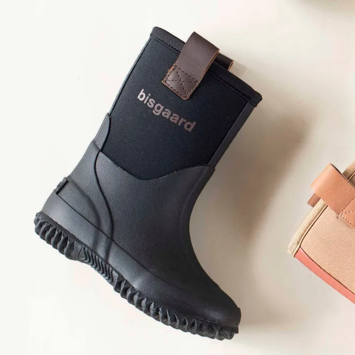 KIDS neo thermo black Black Boots bisgaardshoes