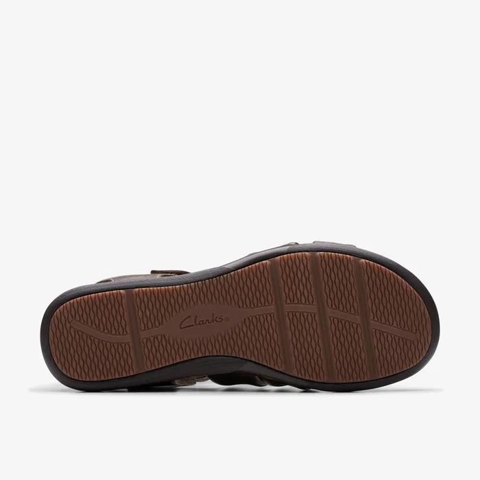 Kitly Ave Bronze Leather Women Clarks Sandals and Flip Flops