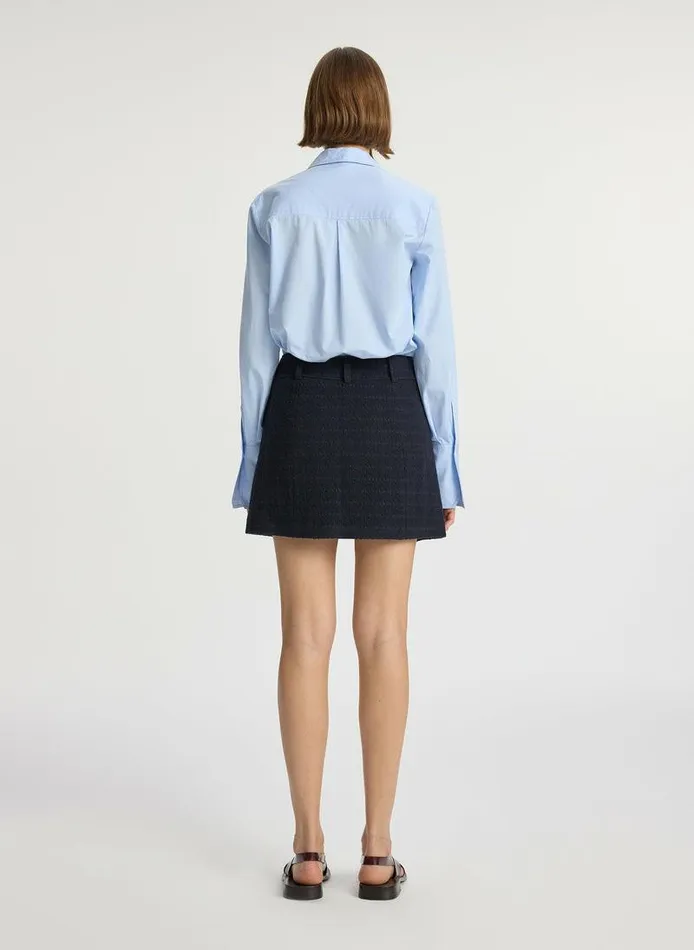 Knitwear Women ALC Cora Tweed Mini Skirt Maritime Navy Knitwear Women ALC Cora Tweed Mini Skirt Maritime Navy