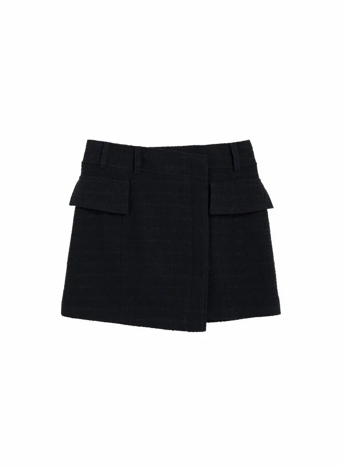 Knitwear Women ALC Cora Tweed Mini Skirt Maritime Navy Knitwear Women ALC Cora Tweed Mini Skirt Maritime Navy