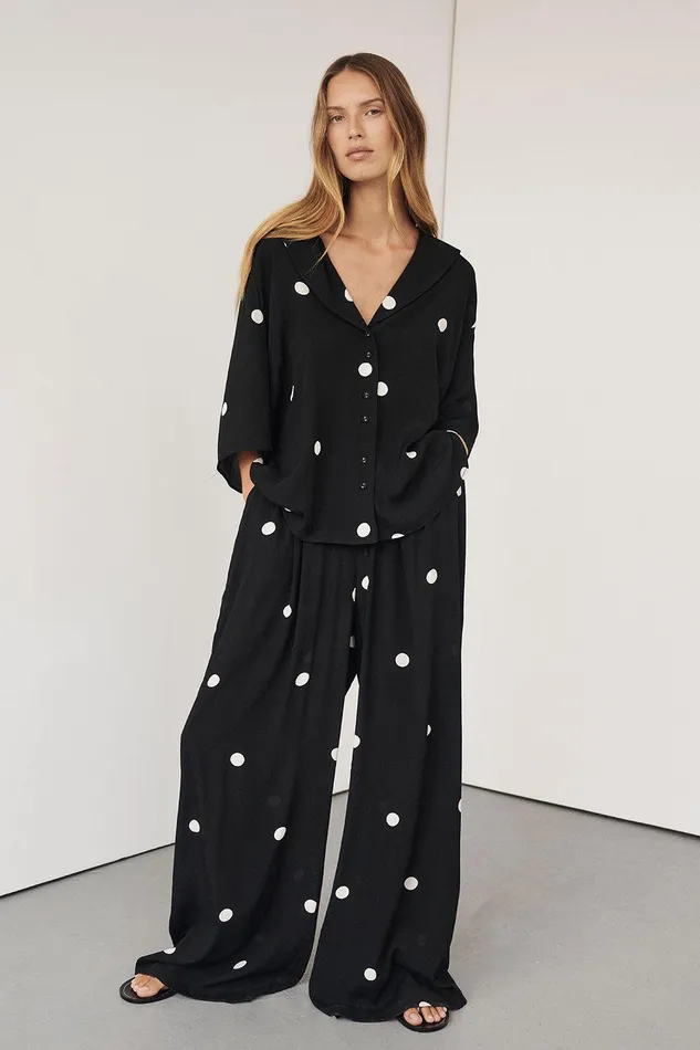 LAURA SPOT DRAWSTRING PANT Women DISSH Pants