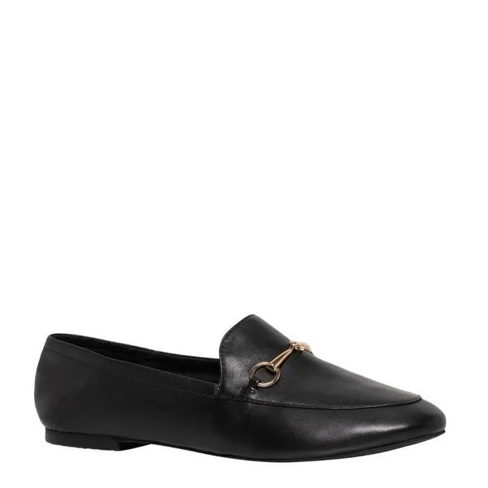 Loafers Women Windsor Smith DANI BLACK LEATHER LOAFERS Loafers Women Windsor Smith DANI BLACK LEATHER LOAFERS