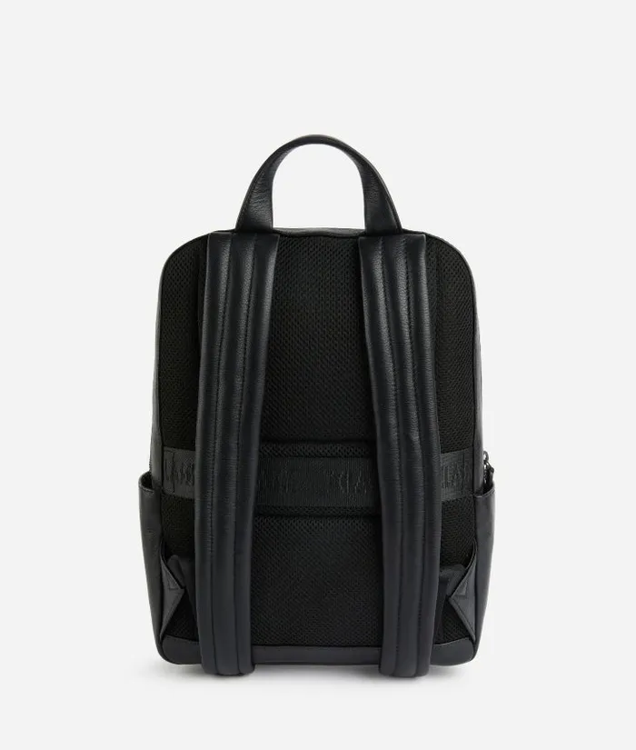 Man Briefcase Alviero Martini Leather Computer Backpack Black