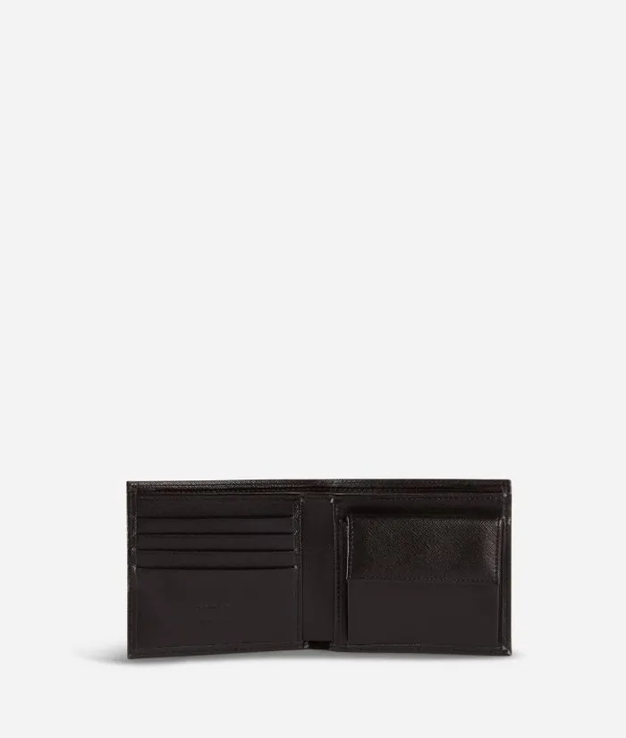 Man Wallets Alviero Martini Geo Black Small Wallet Black