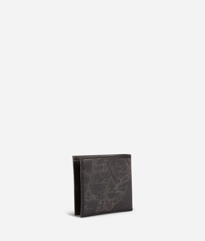 Man Wallets Alviero Martini Geo Black Small Wallet Black