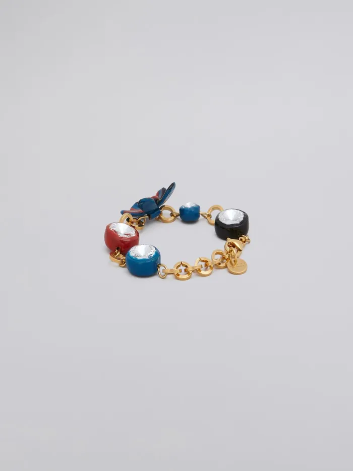 Marni Daisy And Blue Bracelet Red Womens Bracelets Marni Daisy And Blue Bracelet Red Womens Bracelets