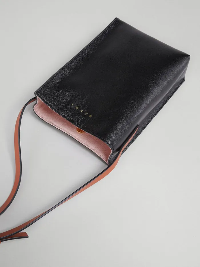 Marni Museo Soft Nano Bag In And Green Leather Black Womens Crossbody Bags Marni Museo Soft Nano Bag In And Green Leather Black Womens Crossbody Bags