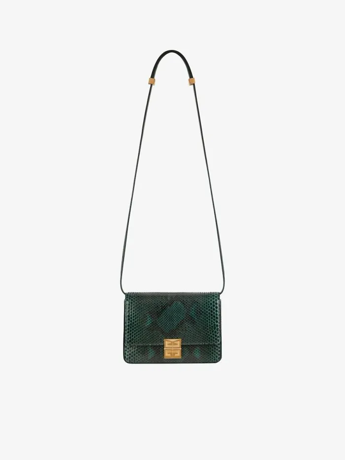 Medium 4g Bag In Python Dark Green Women Givenchy Crossbody Bags