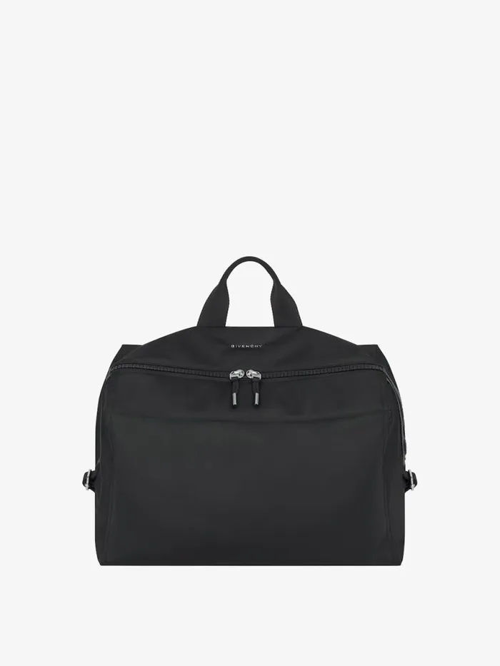 Medium Pandora Bag In Nylon Black Men Givenchy Crossbody Bags