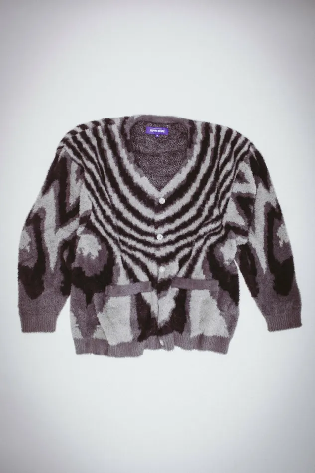 Men Acid Hairy Cardigan Fucking Awesome Sweaters