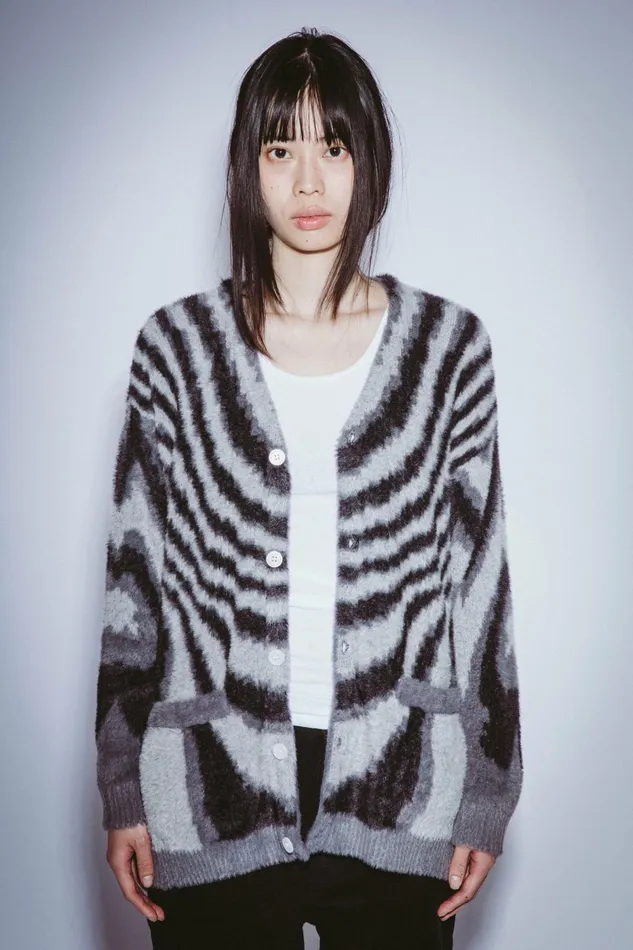 Men Acid Hairy Cardigan Fucking Awesome Sweaters
