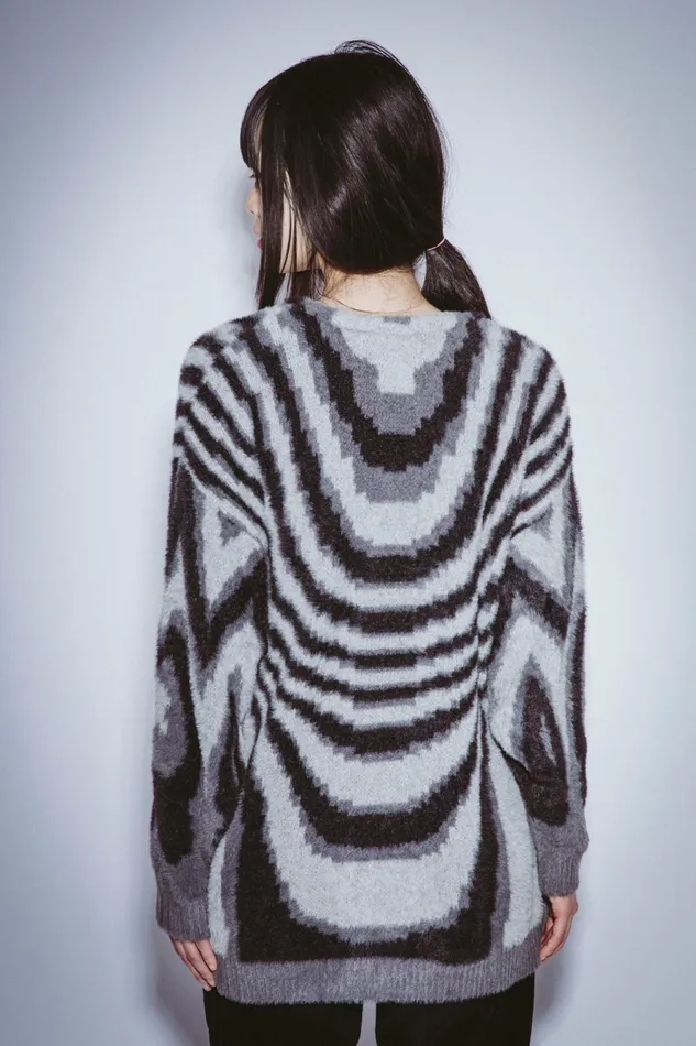 Men Acid Hairy Cardigan Fucking Awesome Sweaters