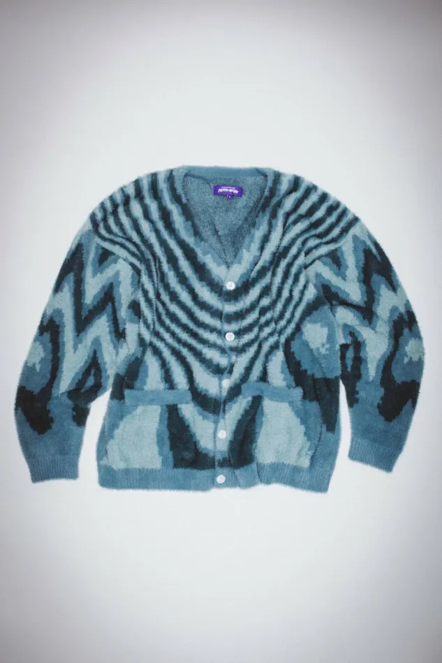 Men Acid Hairy Cardigan Fucking Awesome Sweaters