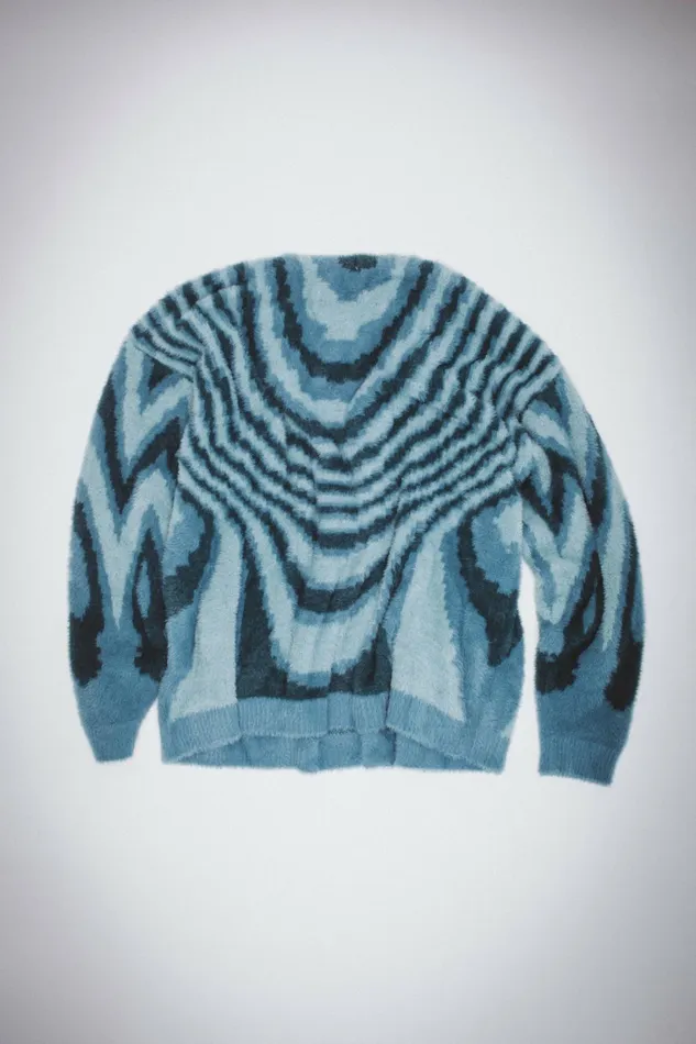 Men Acid Hairy Cardigan Fucking Awesome Sweaters