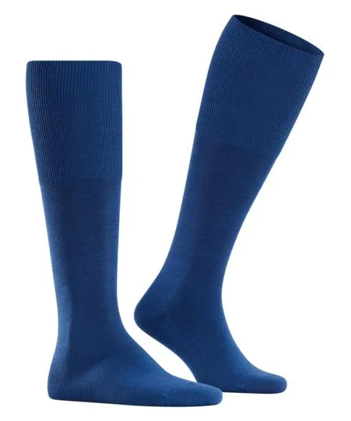 Men Airport Men Kneehigh Socks Royal Blue FALKE Knee High Socks