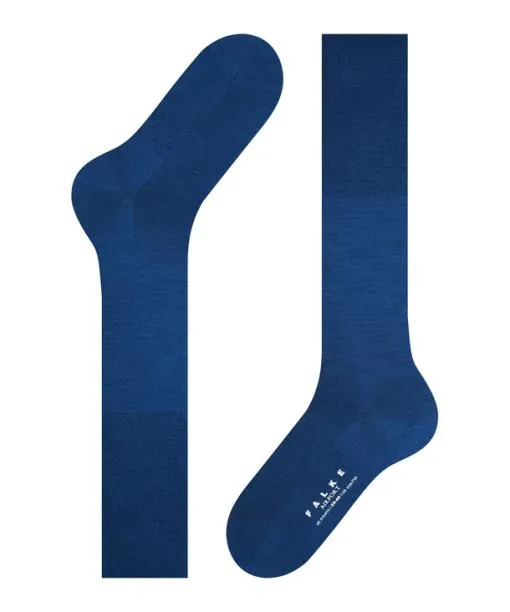 Men Airport Men Kneehigh Socks Royal Blue FALKE Knee High Socks