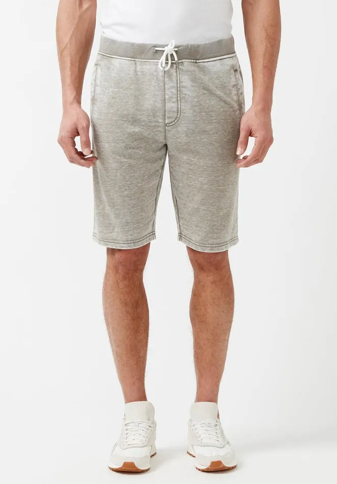 Men Baran Burnout Light Army Green Sweatshorts Army Green Buffalo David Bitton Shorts