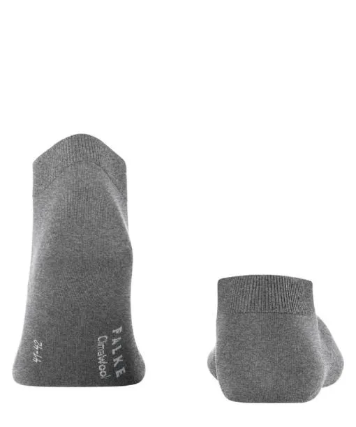 Men ClimaWool Men Sneaker Socks Light Greymel FALKE Ankle Socks