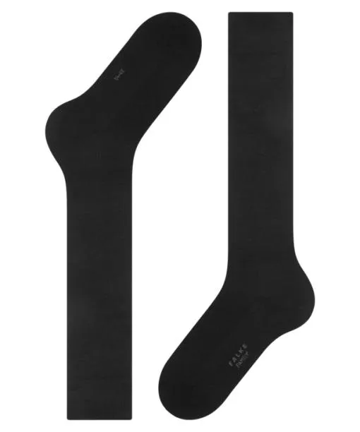 Men Family Men Kneehigh Socks Black FALKE Knee High Socks