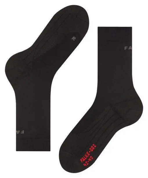 Men GO2 Men Golf Socks Black FALKE Golf Socks