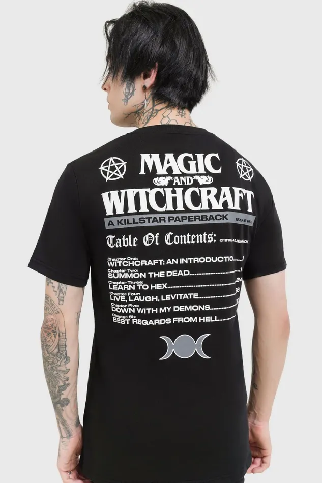 Men Graphic Tops Killstar Paperback TShirt