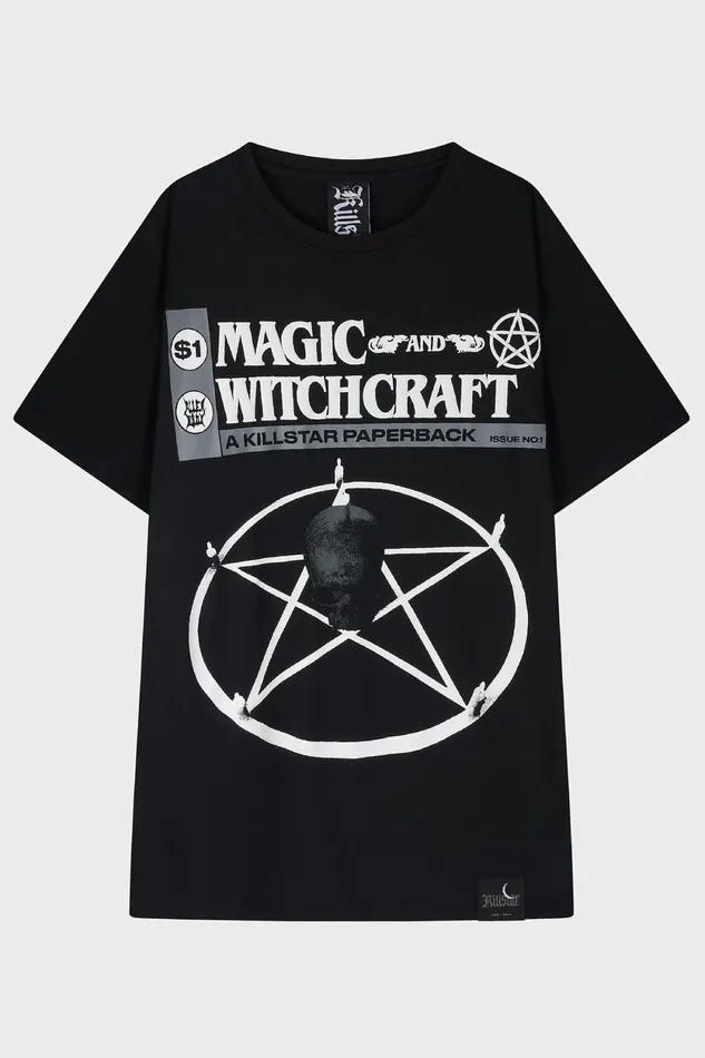 Men Graphic Tops Killstar Paperback TShirt