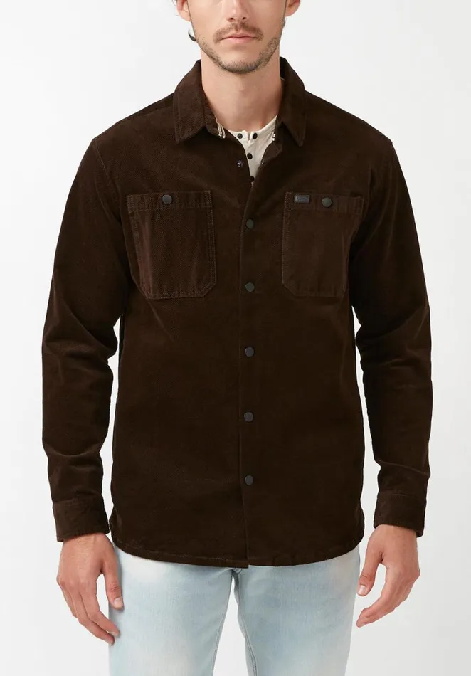 Men Jafar Chocolate Men039s Shirt Jacket Chocolate Buffalo David Bitton Jackets Men Jafar Chocolate Men039s Shirt Jacket Chocolate Buffalo David Bitton Jackets