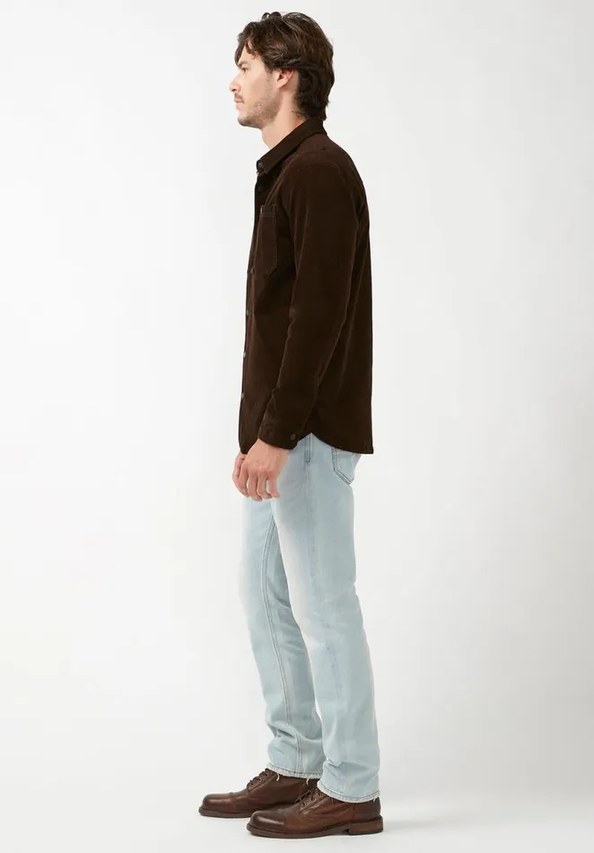 Men Jafar Chocolate Men039s Shirt Jacket Chocolate Buffalo David Bitton Jackets