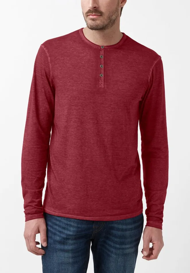 Men Kaduk Red LongSleeve Mens Top Cranberry Buffalo David Bitton Tops and Tees Men Kaduk Red LongSleeve Mens Top Cranberry Buffalo David Bitton Tops and Tees