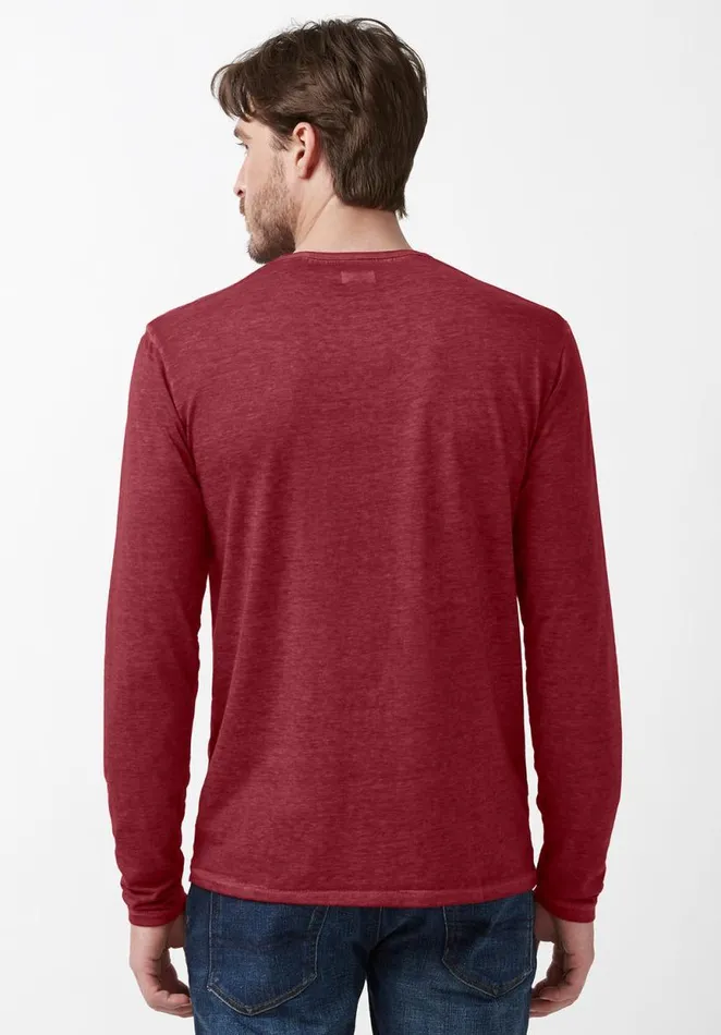 Men Kaduk Red LongSleeve Mens Top Cranberry Buffalo David Bitton Tops and Tees