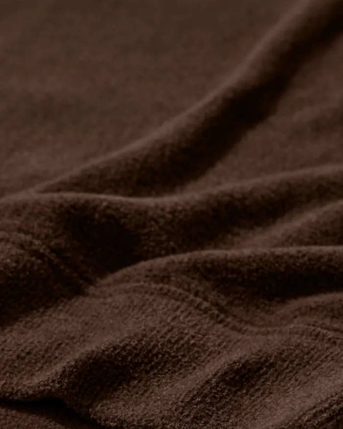Men Knits MOS MOSH MMGPablo Wool Knit Brown Latte