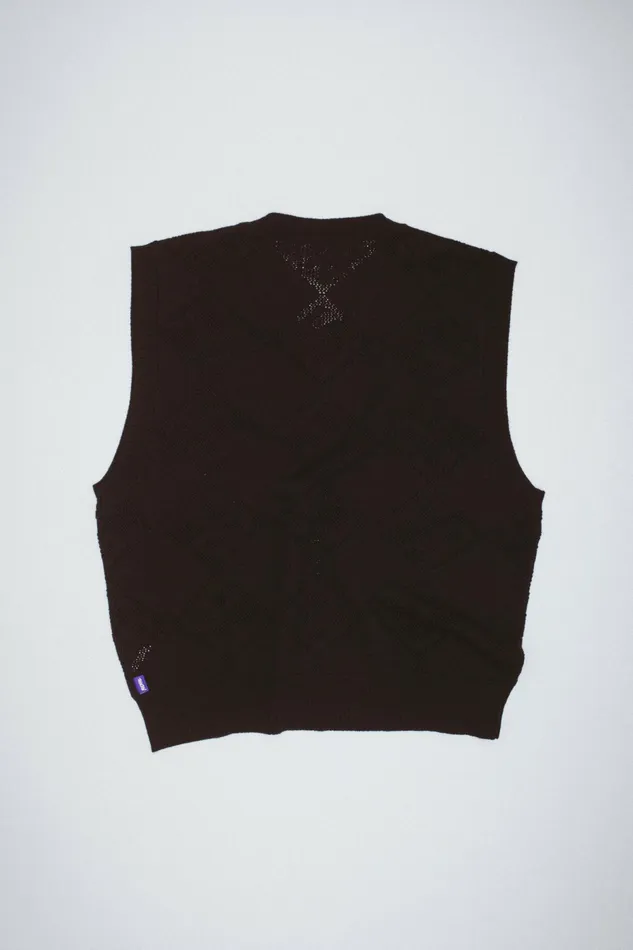 Men Letter Square Vest Fucking Awesome Sweaters Men Letter Square Vest Fucking Awesome Sweaters