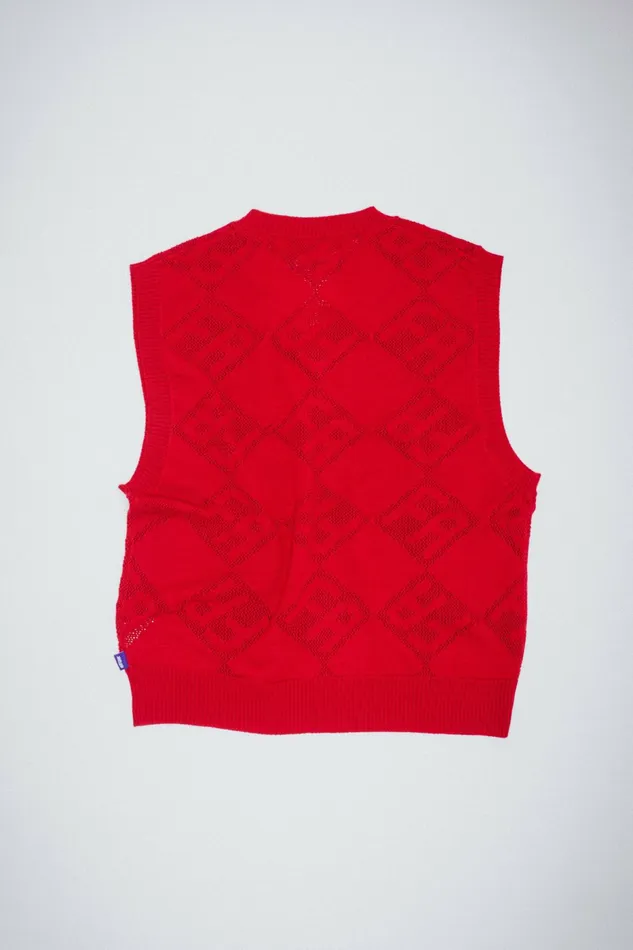 Men Letter Square Vest Fucking Awesome Sweaters Men Letter Square Vest Fucking Awesome Sweaters