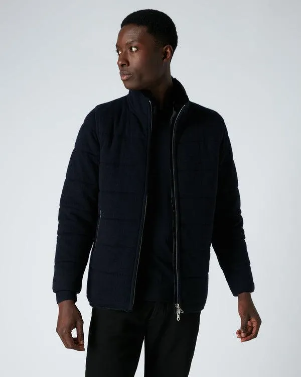 Men Men039s Fur Lined Quilted JacketIn Navy Blue Navy Blue NPeal Coats and Jackets Men Men039s Fur Lined Quilted JacketIn Navy Blue Navy Blue NPeal Coats and Jackets