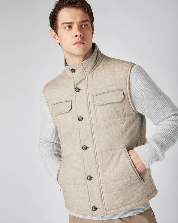 Men Men039s Rib Sleeve Woven JacketIn Light Brown Light Brown NPeal Coats and Jackets Men Men039s Rib Sleeve Woven JacketIn Light Brown Light Brown NPeal Coats and Jackets