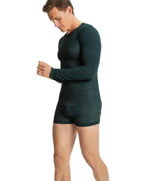 Men Men Long Sleeve Shirt WoolTech Light Holly FALKE Long Sleeve Shirts