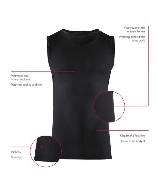 Men Men Singlet Warm White FALKE Short Sleeve Shirts