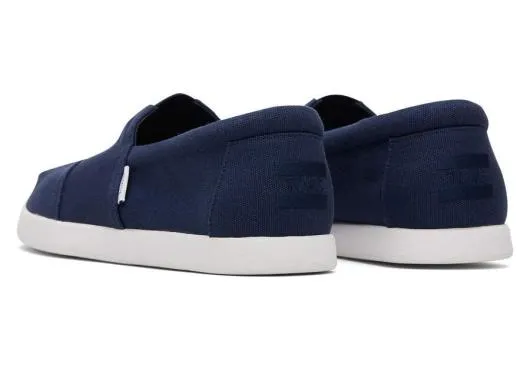 Men MenAlp Fwd Navy Recycled Cotton Canvas Navy TOMS Alpargatas