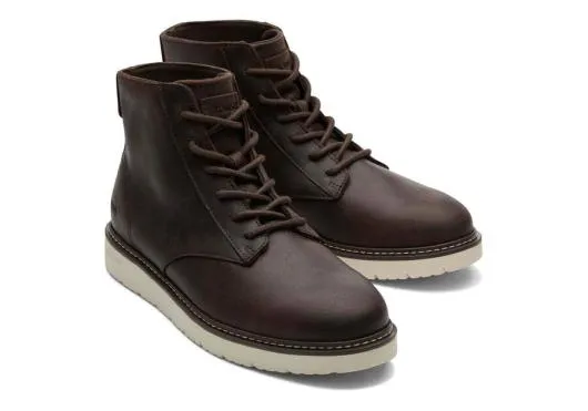 Men MenNavi TRVL Lite Ranger Brown Water Resistant Boot Dark Brown Water Resistant TOMS Boots