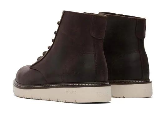 Men MenNavi TRVL Lite Ranger Brown Water Resistant Boot Dark Brown Water Resistant TOMS Boots
