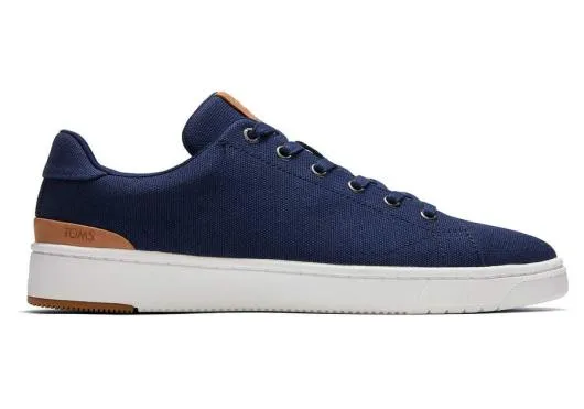 Men MenTRVL LITE Sneaker Navy Blue Canvas TOMS Sneakers