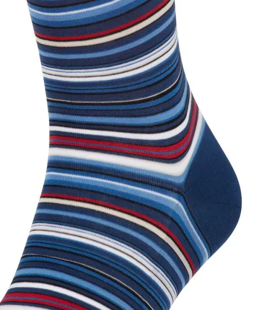 Men Microblock Men Kneehigh Socks Royal Blue FALKE Knee High Socks
