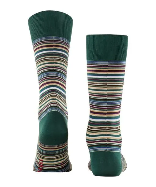 Men Microblock Men Socks Hunter Green FALKE Socks